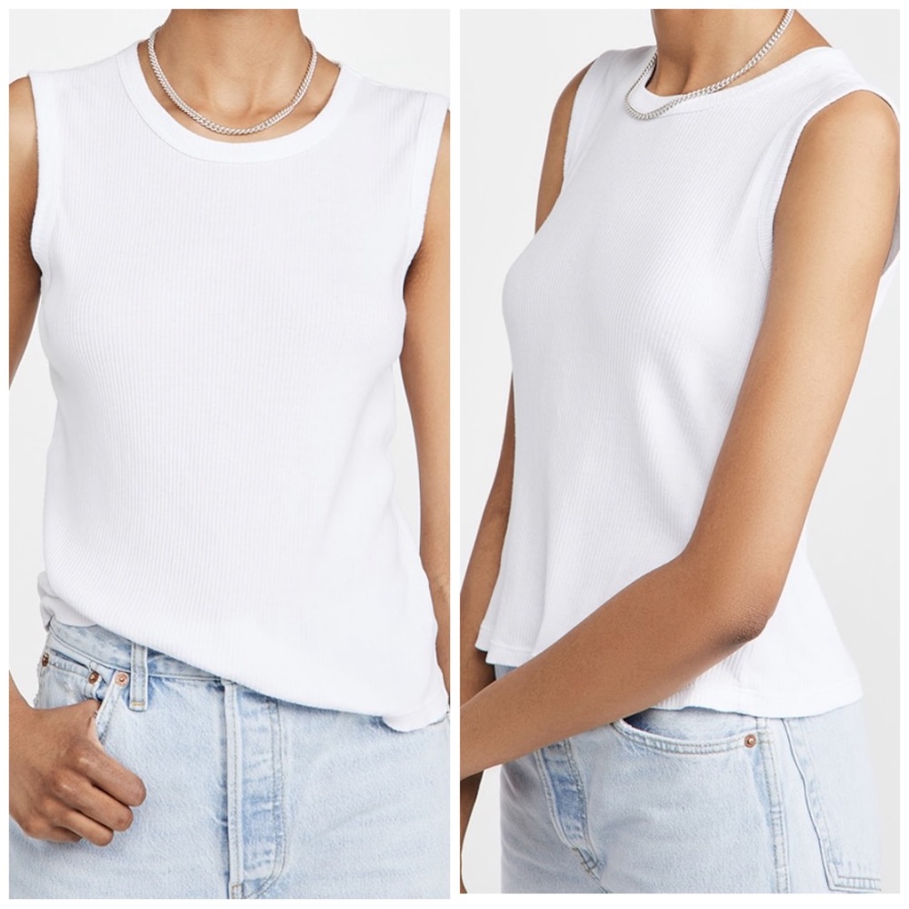 James Perse Cropped Rib Tank - Picture 5 of 5